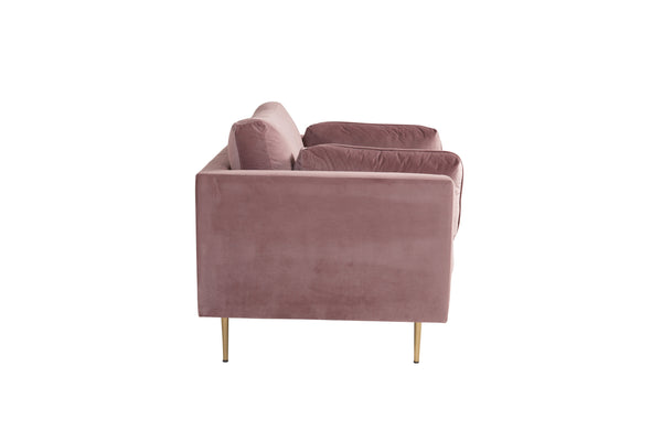 Fåtölj BOOM Sammet 86x84x110cm-Rosa