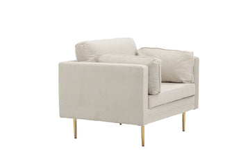 Fåtölj BOOM Manchester 86x84x110cm-Ljusbeige