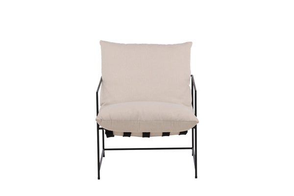 Fåtölj SEDALIA Linen 90x97,5x68,5cm-Vit