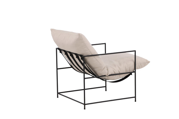 Fåtölj SEDALIA Linen 90x97,5x68,5cm-Vit