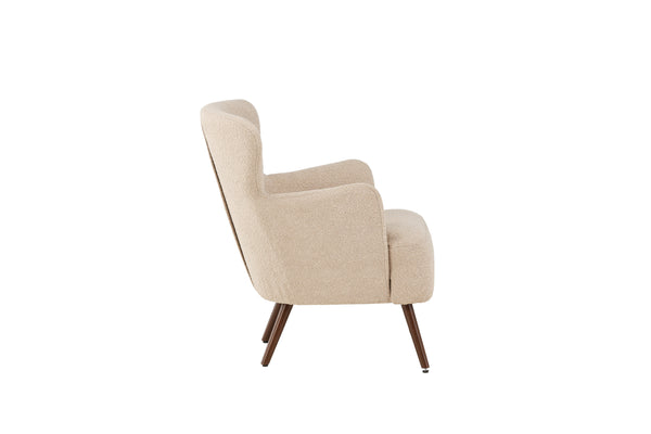 Lounge Fåtölj LINCOLN Boucle Beige