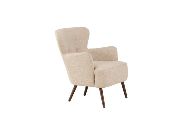 Lounge Fåtölj LINCOLN Boucle Beige