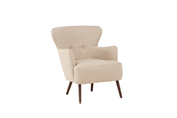 Lounge Fåtölj LINCOLN Boucle Beige