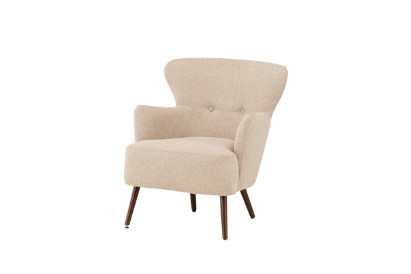 Lounge Fåtölj LINCOLN Boucle Beige