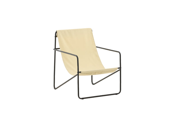 Fåtölj VERNON Stål 81x87,5x69,5cm-Beige