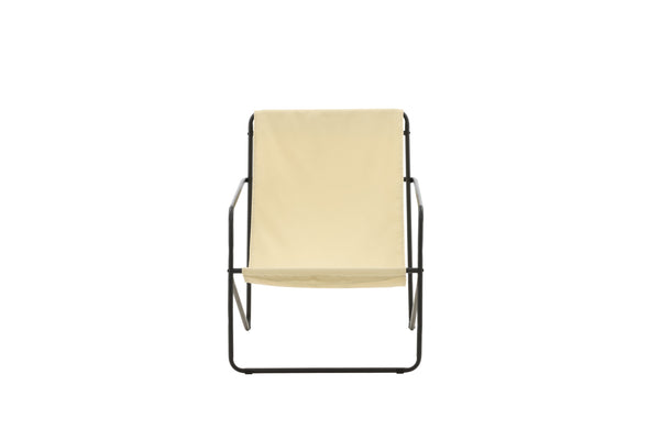 Fåtölj VERNON Stål 81x87,5x69,5cm-Beige