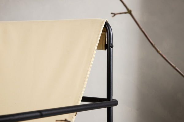 Fåtölj VERNON Stål 81x87,5x69,5cm-Beige