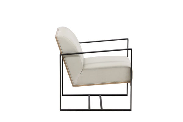 Fåtölj KANSAS Linen 83x81x70cm-Off-white