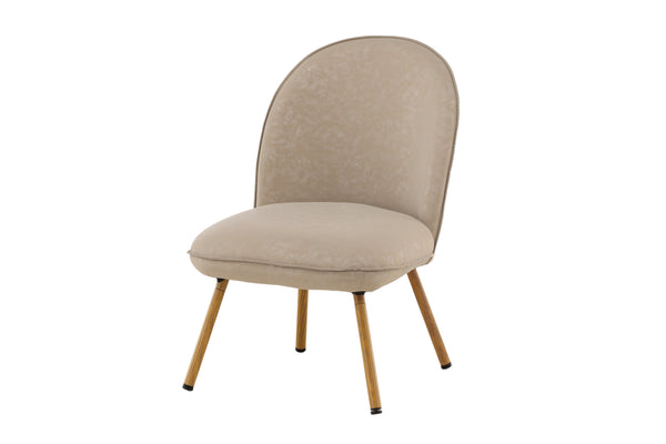 Lounge fåtölj POLAR PU 72x55x81cm-Beige