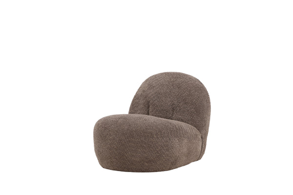 Lounge Fåtölj OMAHA Polyester Brun