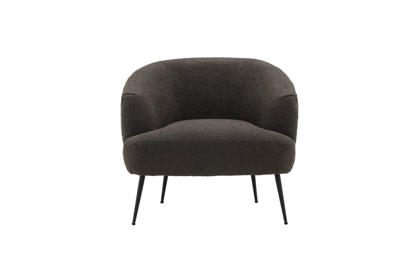 Fåtölj DERRY Polyester 79x68,5x70cm-Mörkgrå
