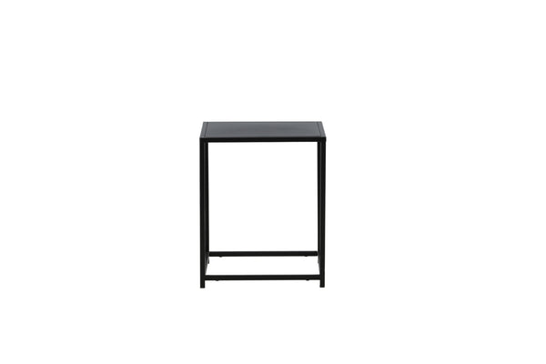 Sidobord STAAL Stål 38x37 cm-Svart