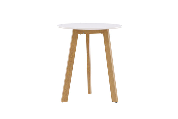 MATBORD LEONORA MDF ⌀65 cm-Vit