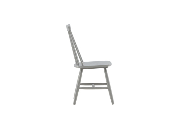 Matstolar LÖNNEBERGA Gummi trä 87x43x55cm Ljusgrå-2st