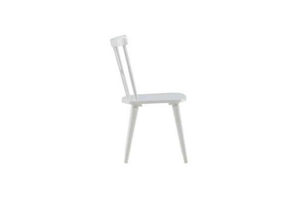 Matstolar MARIETTE Gummi trä 86x53.5x50cm Vit-2st