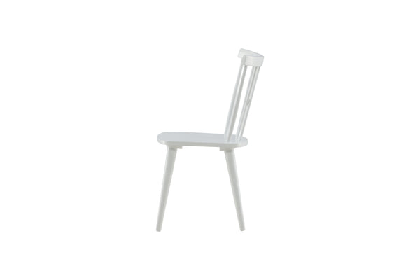 Matstolar MARIETTE Gummi trä 86x53.5x50cm Vit-2st