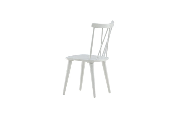 Matstolar MARIETTE Gummi trä 86x53.5x50cm Vit-2st