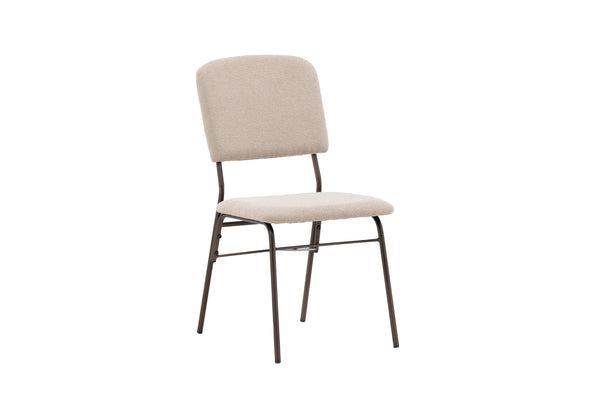 Matstolar SEDA Sammet 94x48.5x56cm Beige-2st
