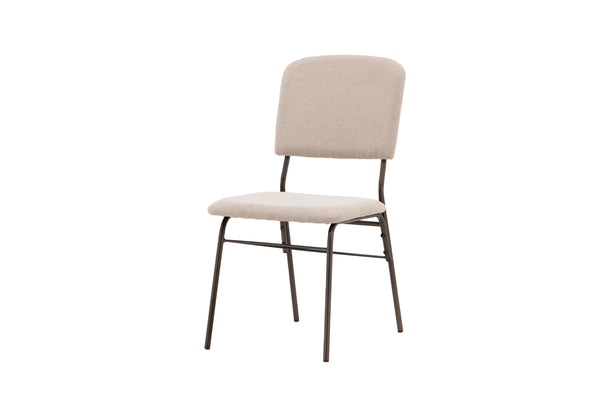 Matstolar SEDA Sammet 94x48.5x56cm Beige-2st