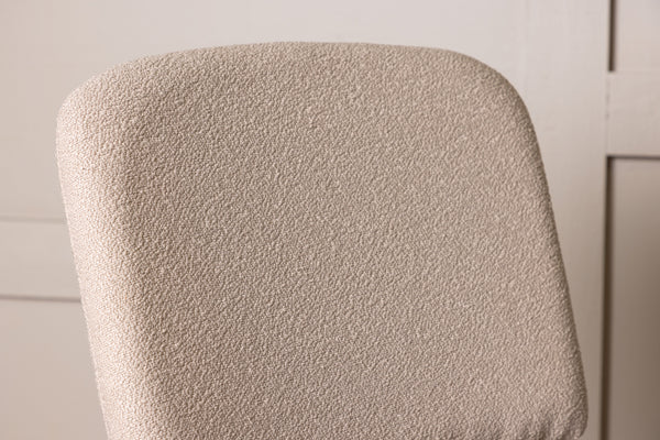 Matstolar SEDA Sammet 94x48.5x56cm Beige-2st
