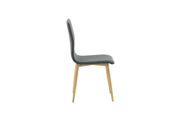 Matstolar WINDU Polyester 86x42x54cm Grå-2st
