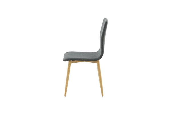 Matstolar WINDU Polyester 86x42x54cm Grå-2st