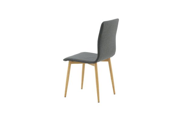 Matstolar WINDU Polyester 86x42x54cm Grå-2st