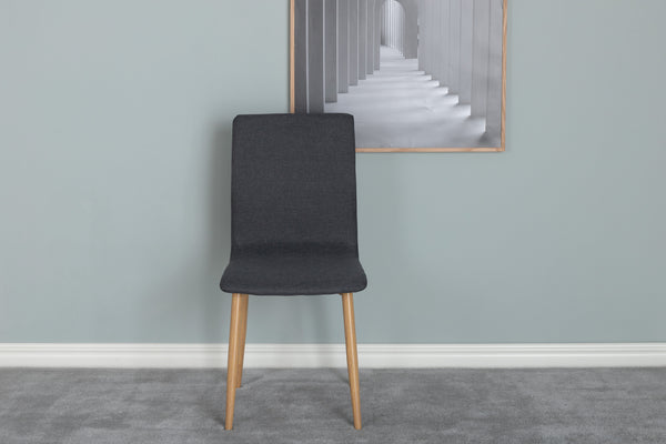 Matstolar WINDU Polyester 86x42x54cm Grå-2st