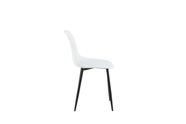 Matstolar POLAR Plast 81x45.5x58cm Vit-2st