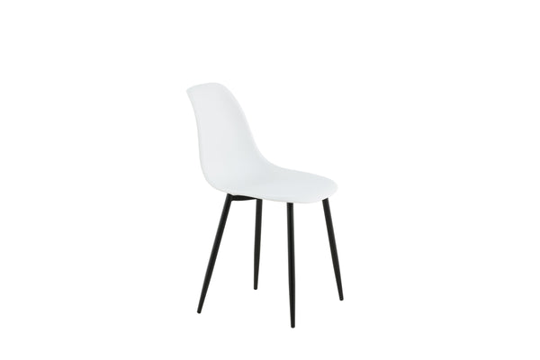 Matstolar POLAR Plast 81x45.5x58cm Vit-2st