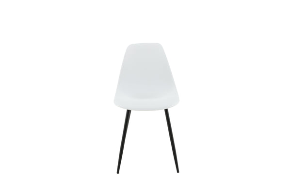 Matstolar POLAR Plast 81x45.5x58cm Vit-2st
