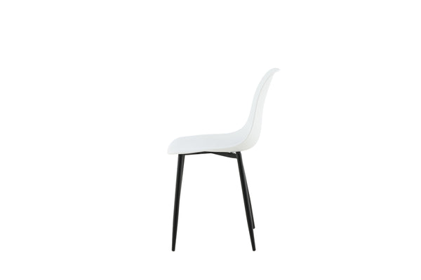 Matstolar POLAR Plast 81x45.5x58cm Vit-2st