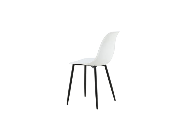 Matstolar POLAR Plast 81x45.5x58cm Vit-2st