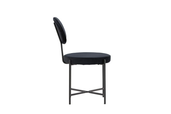 Matstolar STELLA Stål 89x50x60cm Svart-2st