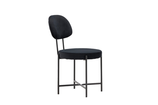 Matstolar STELLA Stål 89x50x60cm Svart-2st
