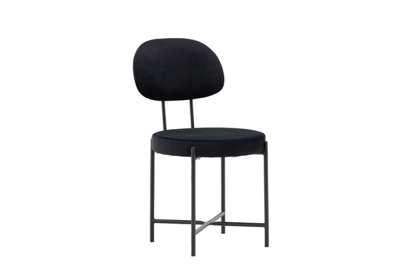 Matstolar STELLA Stål 89x50x60cm Svart-2st