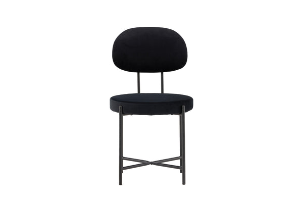 Matstolar STELLA Stål 89x50x60cm Svart-2st