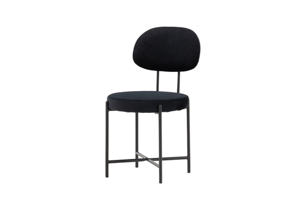 Matstolar STELLA Stål 89x50x60cm Svart-2st