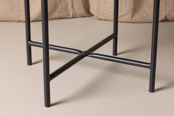 Matstolar STELLA Stål 89x50x60cm Svart-2st