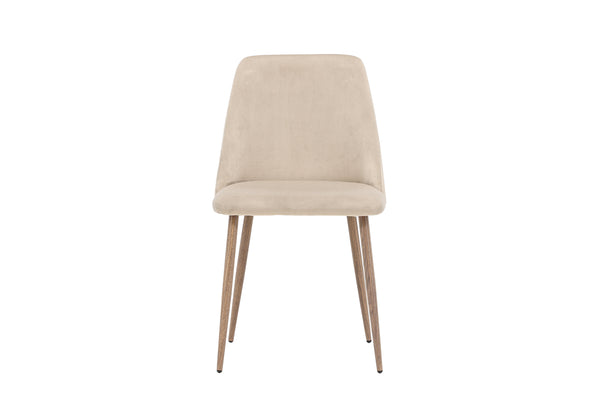 Matstolar NIGHT Sammet 87x49x56cm Brun-2st