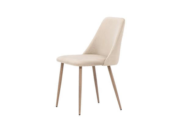 Matstolar NIGHT Sammet 87x49x56cm Brun-2st