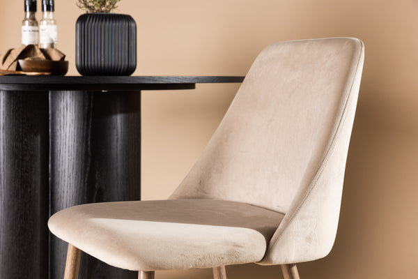 Matstolar NIGHT Sammet 87x49x56cm Brun-2st