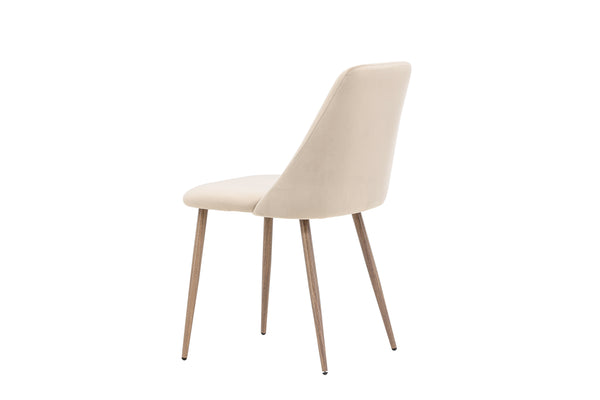Matstolar NIGHT Sammet 87x49x56cm Brun-2st