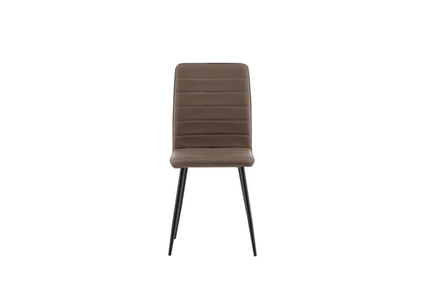 Matstolar WINDU Mikrofiber 94x43x49cm Brun-2st