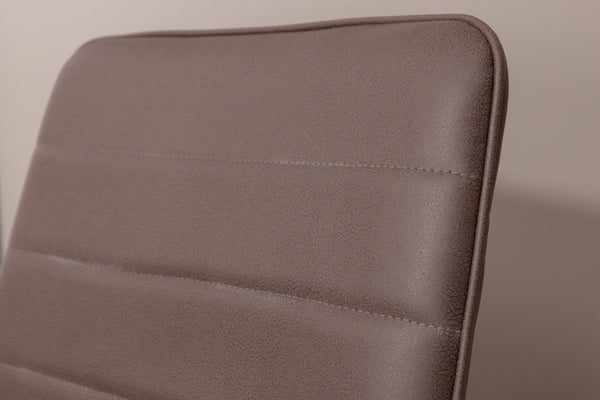Matstolar WINDU Mikrofiber 94x43x49cm Brun-2st