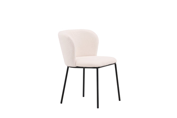 Matstolar EDINA Boucle 76x55x56cm Vit-2st