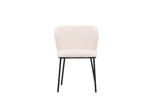 Matstolar EDINA Boucle 76x55x56cm Vit-2st