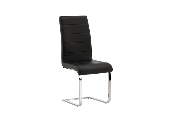 Matstolar TEMPO PU 102x44x48cm Svart-2st