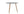 Matbord POLAR MDF ⌀90 Svart