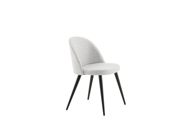 Matstolar VELVET Polyester 77x50x48cm Grå-2st